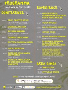 Festival della Nuova Umanita Bari 2