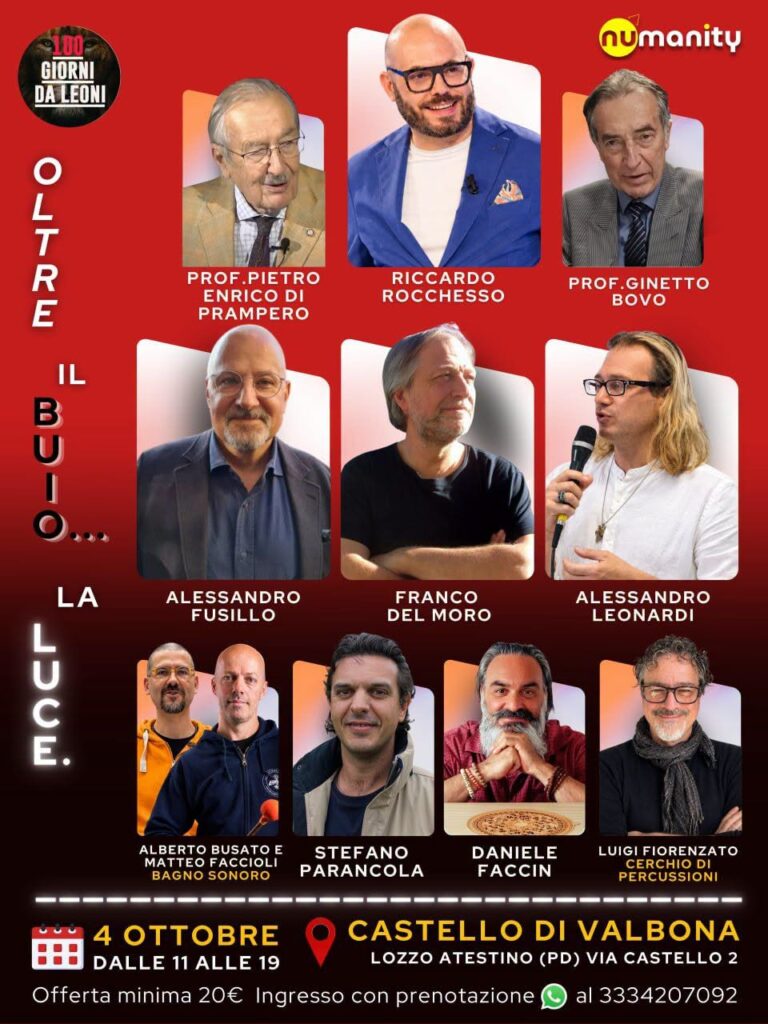 Convegno esperienziale Oltre il buio la luce Castello di Valbona Lozzo Atestino Padova